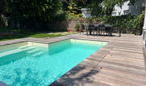 plage de piscine