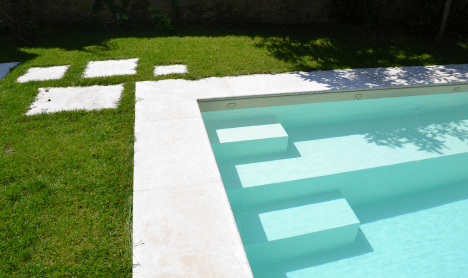plage de piscine