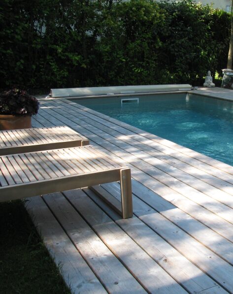 plage de piscine