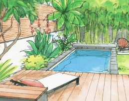 bureau d'étude pompe à chaleur pour piscine - paysages des 2 rivières